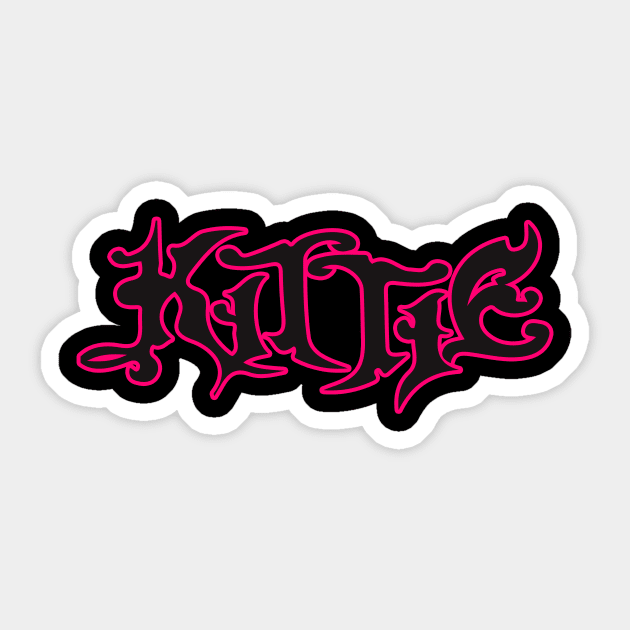 The-Kittie Sticker by BrandyWelcher